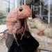 ...e nella bacheca accanto una pulce dal pelo sintetico. Entrambi sono animatronici, si possono cio muovere attraverso lutilizzo di componenti elettronici e robotici